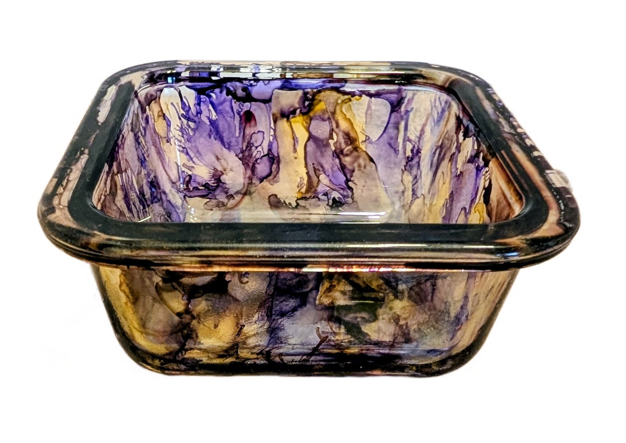 Yellow & Purple Glassware