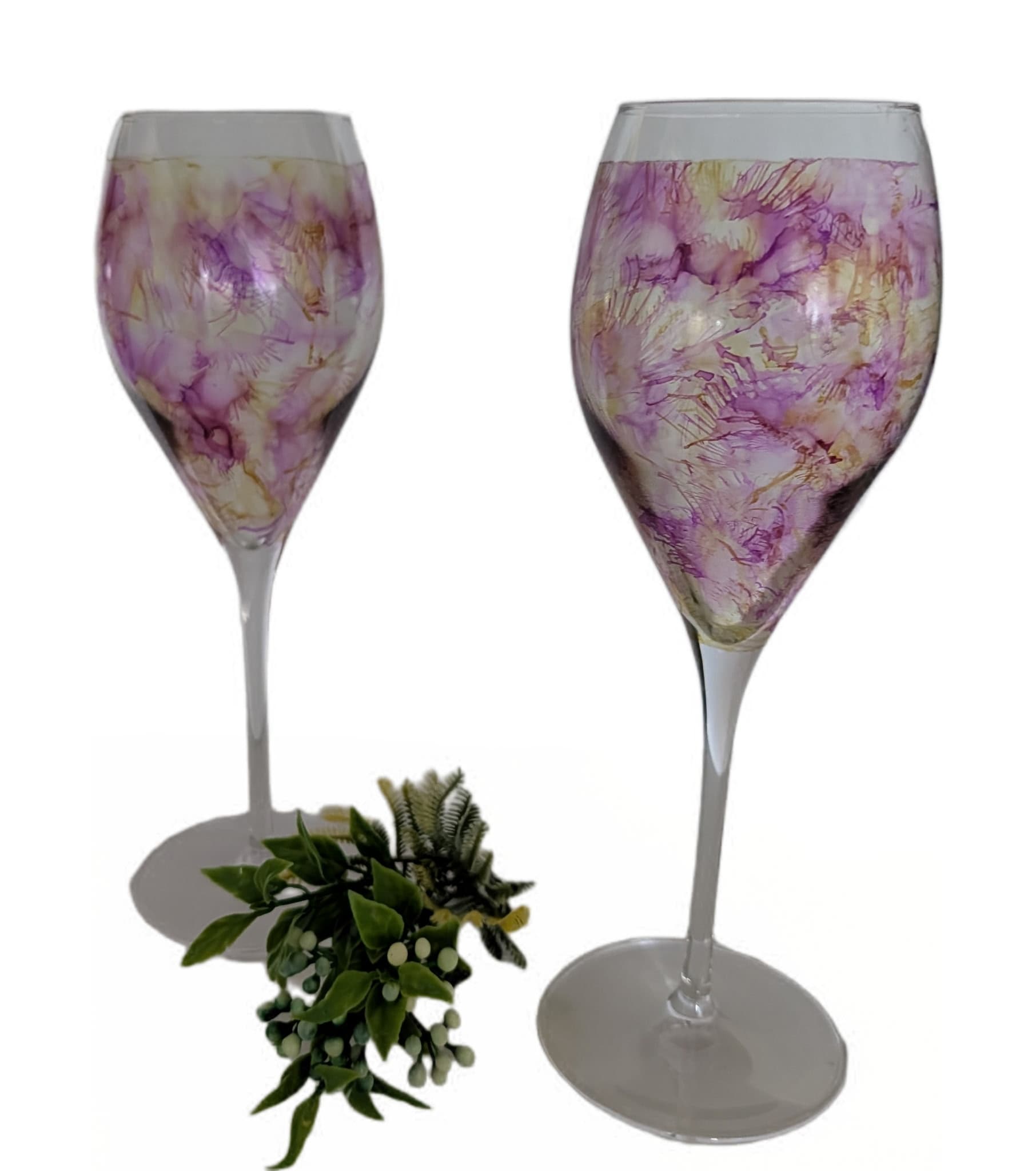 Art Ink Wine Glass Pair